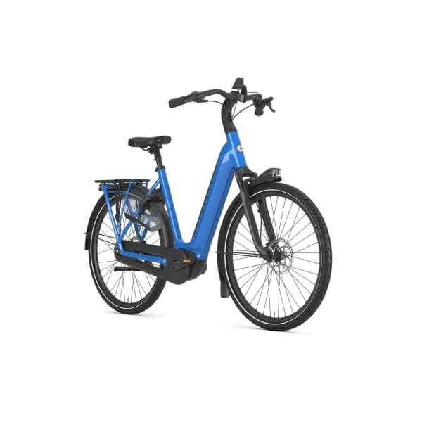 Gazelle Grenoble test e-bike Tropical Blue Glans DAMES