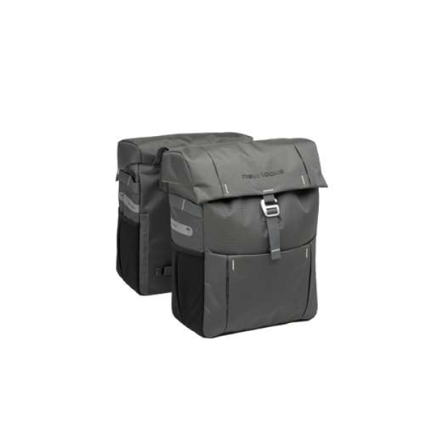 New Looxs fietstas dubbel Vigo 37L Grey
