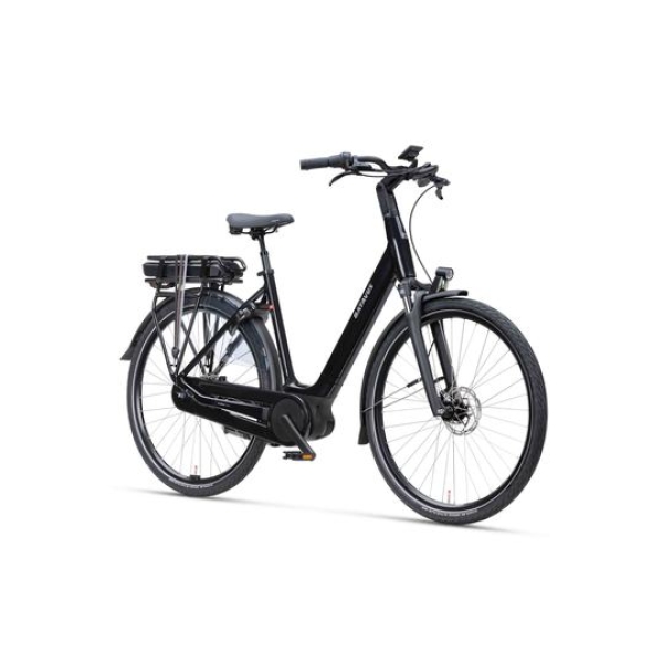 Batavus Finez E-Go Active Plus N8 Zwart Glans Lageinstap - Afbeelding 3