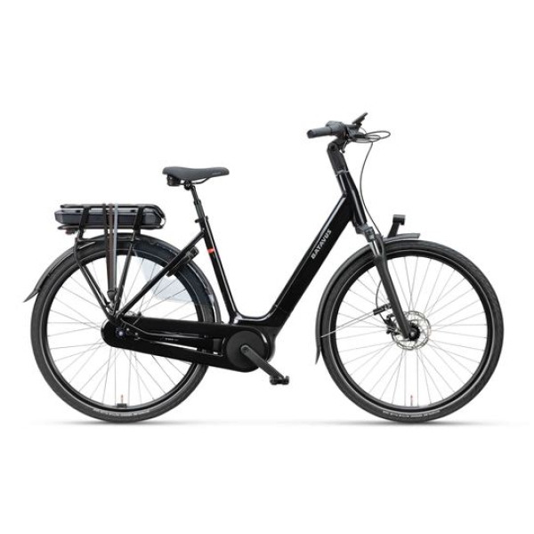 Batavus Finez E-Go Active Plus N8 Zwart Glans Lageinstap