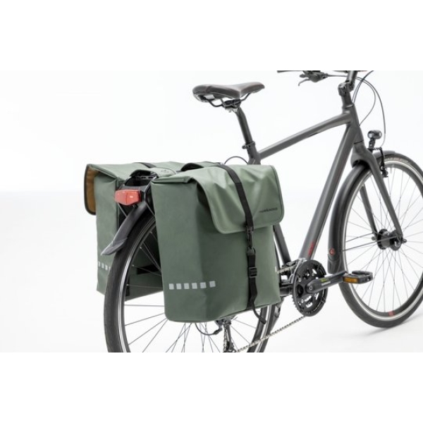 New Looxs fietstas dubbel Odense Green - Afbeelding 3